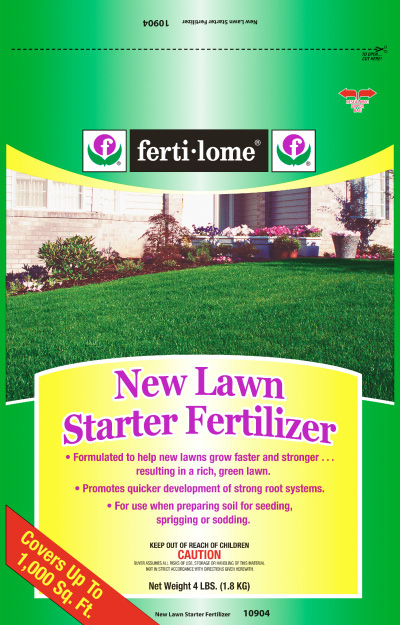 Fertilizer  Lawns on Also Available In These Sizes New Lawn Starter Fertilizer 9